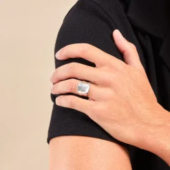 Marc Orian Idées Cadeaux Homme|Bagues > Bague Two Argent Blanc