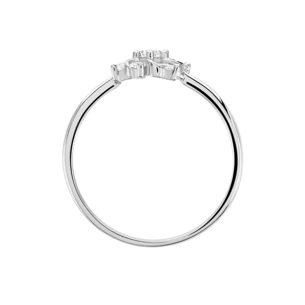 Marc Orian Bagues De Promesse|Bijoux Zirconium > Bague Ulyssia Argent Blanc Oxyde De Zirconium