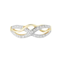 Marc Orian Bagues|Bagues Or Jaune > Bague Vaguelette Or Jaune Diamant