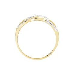 Marc Orian Bagues|Bagues Or Jaune > Bague Vaguelette Or Jaune Diamant