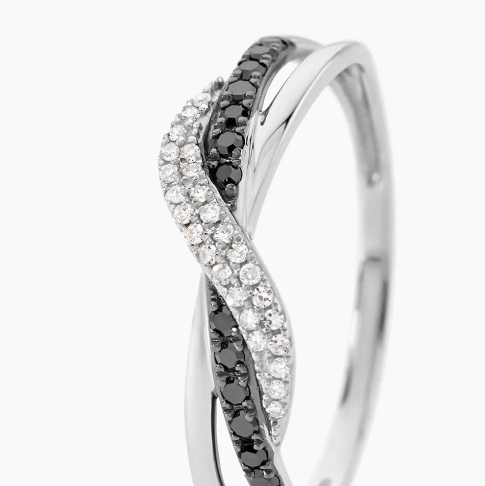 Bague Valencia Or Blanc Diamant