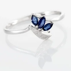 Marc Orian Bagues Saphir|Anniversaire De Mariage > Bague Valy Or Blanc Saphir