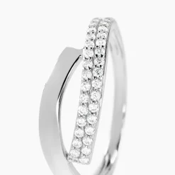 Marc Orian Bijoux Zirconium|Bagues > Bague Vero Or Blanc Oxyde De Zirconium