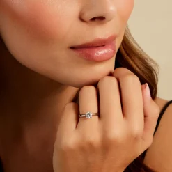 Marc Orian Bagues|Bagues Fiançailles > Bague Vicoeuria Ld Platine Blanc Diamant Synthétique