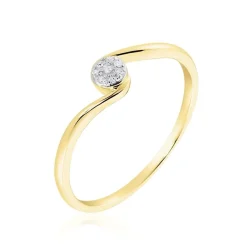 Marc Orian Parures De Mariage|Anniversaire De Mariage > Bague Vreni Or Jaune Diamant