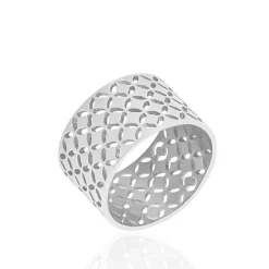Marc Orian Bagues|Bijoux Acier Inoxydable > Bague Yelda Acier Blanc