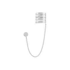 Marc Orian Ear Cuffs|Piercings D'Oreilles > Bijou D'oreille Unitaire Trina Argent Blanc