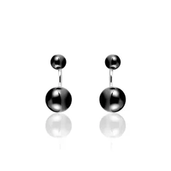 Marc Orian Piercings D'Oreilles|Boucles D'Oreilles Argent > Bijoux D'oreilles Alyson Argent Blanc Céramique