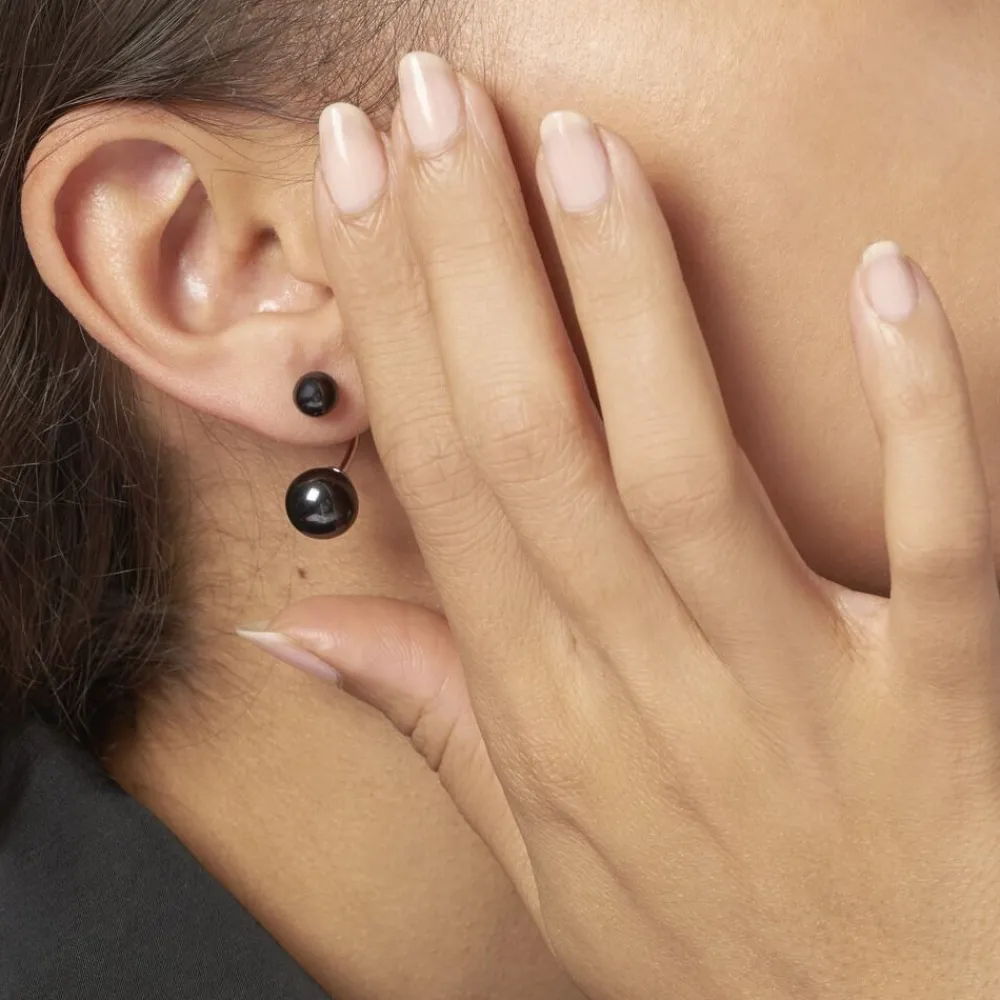 Marc Orian Piercings D'Oreilles|Boucles D'Oreilles Argent > Bijoux D'oreilles Alyson Argent Blanc Céramique