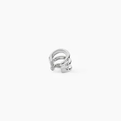 Bijoux D'Oreilles Arthemise Acier Blanc