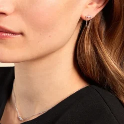 Marc Orian Bijoux Zirconium|Piercings D'Oreilles > Bijoux D'oreilles Desert De Zirconium argent blanc oxyde