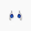 Marc Orian Anniversaire De Mariage|Bijoux Femme > Bijoux D'oreilles Emotion Or Blanc Saphir Diamant