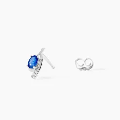 Marc Orian Anniversaire De Mariage|Bijoux Femme > Bijoux D'oreilles Emotion Or Blanc Saphir Diamant