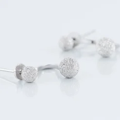 Marc Orian Piercings D'Oreilles|Boucles D'Oreilles Argent > Bijoux D'oreilles Rosely Argent Blanc