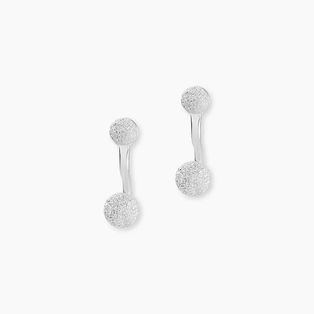 Marc Orian Piercings D'Oreilles|Boucles D'Oreilles Argent > Bijoux D'oreilles Rosely Argent Blanc