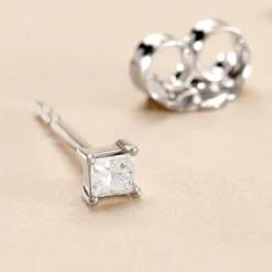 Marc Orian Anniversaire De Mariage|Bijoux Diamant > Boucle D'oreille Puces Myralie Or Blanc Diamant