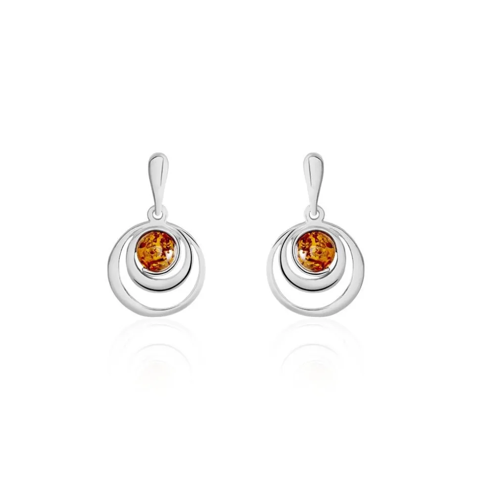 Boucles D'oreilles Argent Blanc Alanna Ambres