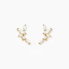 Marc Orian Pendantes|Bijoux Zirconium > Boucles D'oreilles Barrettes Youssa Barrettes 5 Or Jaune Oxydes