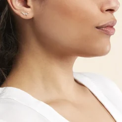 Marc Orian Pendantes|Bijoux Zirconium > Boucles D'oreilles Barrettes Youssa Barrettes 5 Or Jaune Oxydes