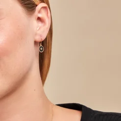 Boucles D'oreilles Black Jack Cosmoir Or Jaune