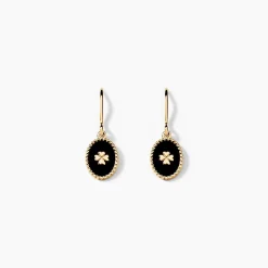Boucles D'oreilles Black Jack Cosmoir Or Jaune