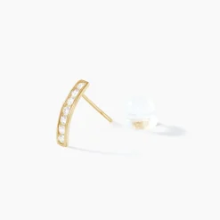 Marc Orian Bijoux Zirconium|Créoles > Boucles D'oreilles Jacoba Rondes Or Jaune Oxyde De Zirconium