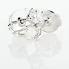 Boucles D'oreilles Or Blanc Victoria Puces Diamants
