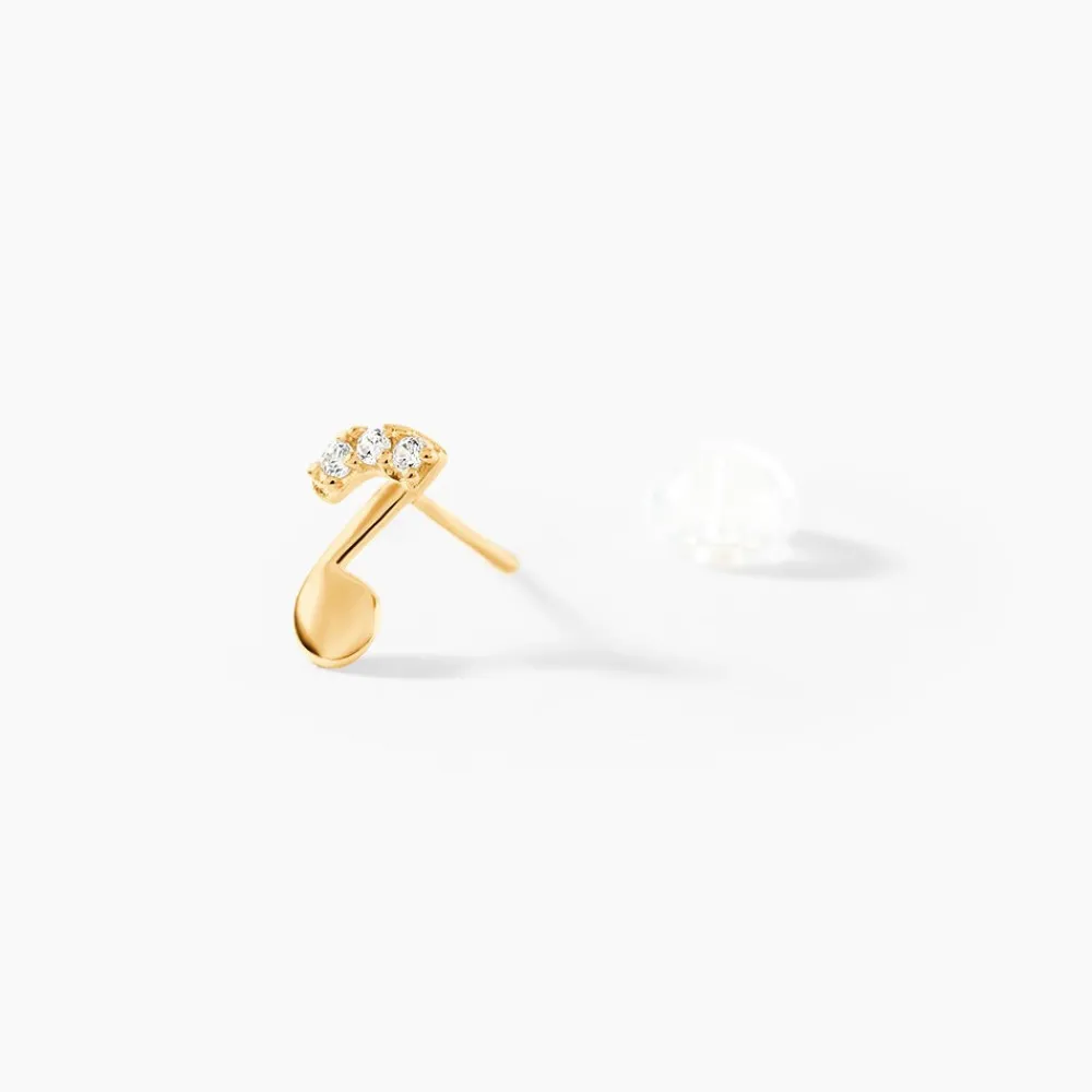Marc Orian Pendantes|Bijoux Zirconium > Boucles D'oreilles Or Jaune Xavierine Oxydes