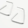 Boucles D'oreilles Pendantes Argent Blanc Timothea
