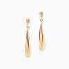 Boucles D'Oreilles Pendantes Imma Plaqué Or Jaune