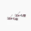 Marc Orian Pendantes|Boucles D'Oreilles Argent > Boucles D'oreilles Pendantes Angelika Argent Blanc Pierre De Synthese