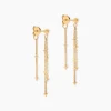 Boucles D'Oreilles Pendantes Juline Plaqué Or Jaune