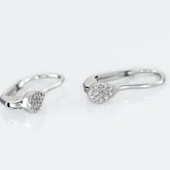Marc Orian Pendantes|Bijoux Zirconium > Boucles D'oreilles Pendantes Ernst Goutte Or Jaune Oxyde De Zirconium
