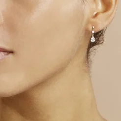Marc Orian Pendantes|Bijoux Zirconium > Boucles D'oreilles Pendantes Ernst Goutte Or Jaune Oxyde De Zirconium