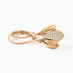Marc Orian Pendantes|Idées Cadeaux Femme > Boucles D'Oreilles Pendantes Epurea Or Jaune Nacre