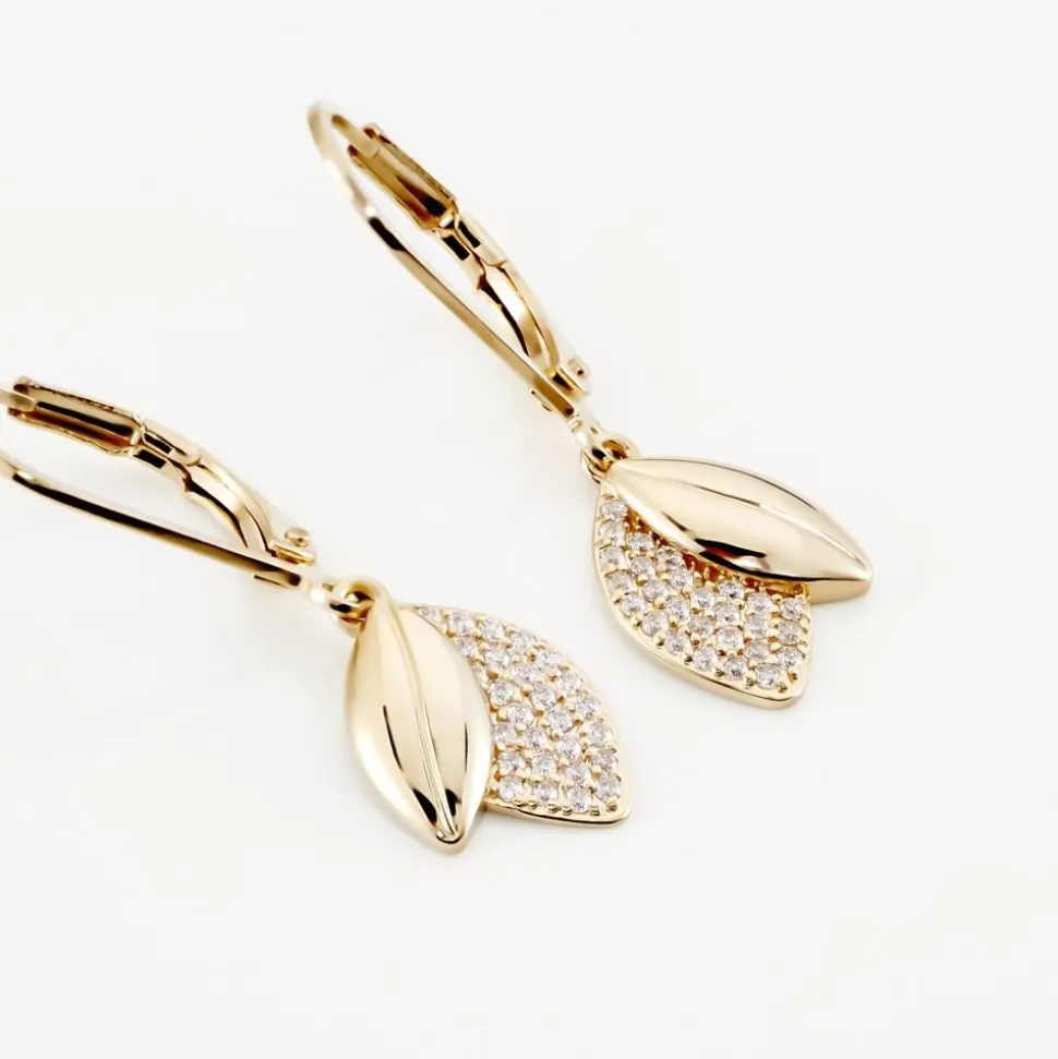 Marc Orian Pendantes|Idées Cadeaux Femme > Boucles D'Oreilles Pendantes Epurea Or Jaune Nacre