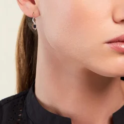 Marc Orian Pendantes|Cadeaux Mariage > Boucles D'oreilles Pendantes Ondulations Diamant or jaune saphir