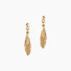 Boucles D'oreilles Pendantes Plaqué Or Kai