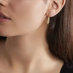 Boucles D'oreilles Pendantes Plaqué Or Kai