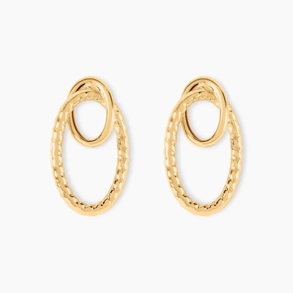 Marc Orian Pendantes|Idées Cadeaux Femme > Boucles D'Oreilles Pendantes Cameline Or Jaune