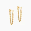 Marc Orian Pendantes|Idées Cadeaux Femme > Boucles D'oreilles Pendantes Cordelia Corde Or Jaune