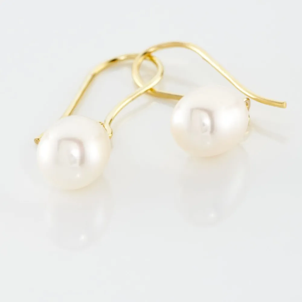 Marc Orian Pendantes|Parures De Mariage > Boucles D'oreilles Pendantes Baroque Or Jaune Perle De Culture