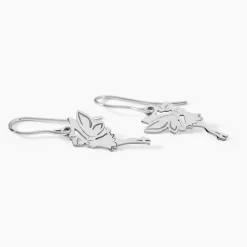 Marc Orian Pendantes|Boucles D'Oreilles Argent > Boucles D'oreilles Pendantes Anita Argent Blanc