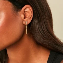 Marc Orian Pendantes|Idées Cadeaux Femme > Boucles D'Oreilles Pendantes Cordelia Or Jaune