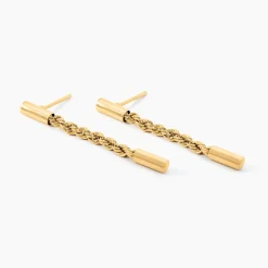 Marc Orian Pendantes|Idées Cadeaux Femme > Boucles D'Oreilles Pendantes Cordelia Or Jaune