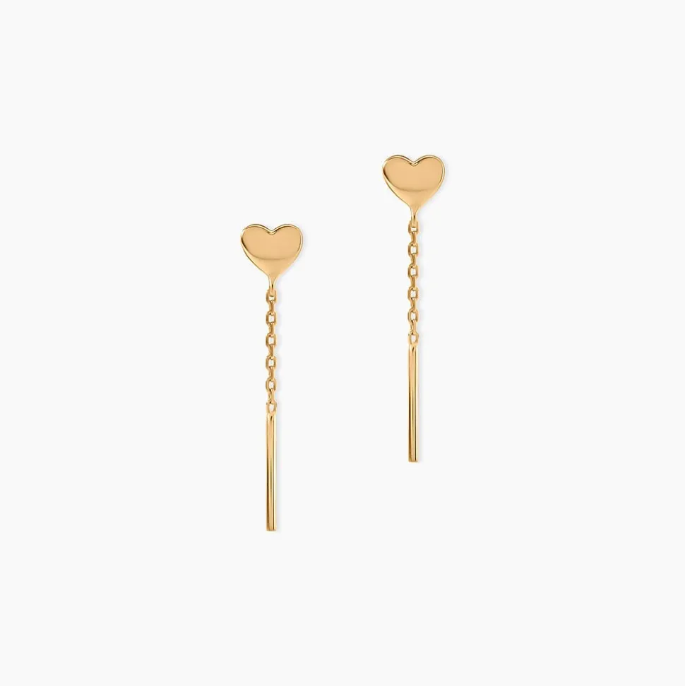Marc Orian Pendantes|Boucles D'Oreilles Argent > Boucles D'oreilles Pendantes Argent Blanc