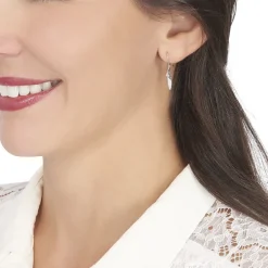 Marc Orian Pendantes|Bijoux Or > Boucles D'oreilles Pendantes Clodie Or Rose Diamant