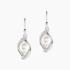 Marc Orian Pendantes|Bijoux Perles > Boucles D'oreilles Pendantes Laurene Argent Perle De Culture Et Oxyde