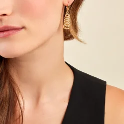 Marc Orian Pendantes|Boucles D'Oreilles Or > Boucles D'oreilles Pendantes Jimmy Or Jaune