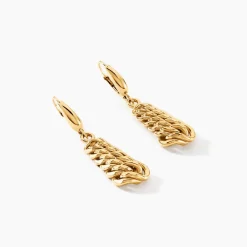 Marc Orian Pendantes|Boucles D'Oreilles Or > Boucles D'oreilles Pendantes Jimmy Or Jaune